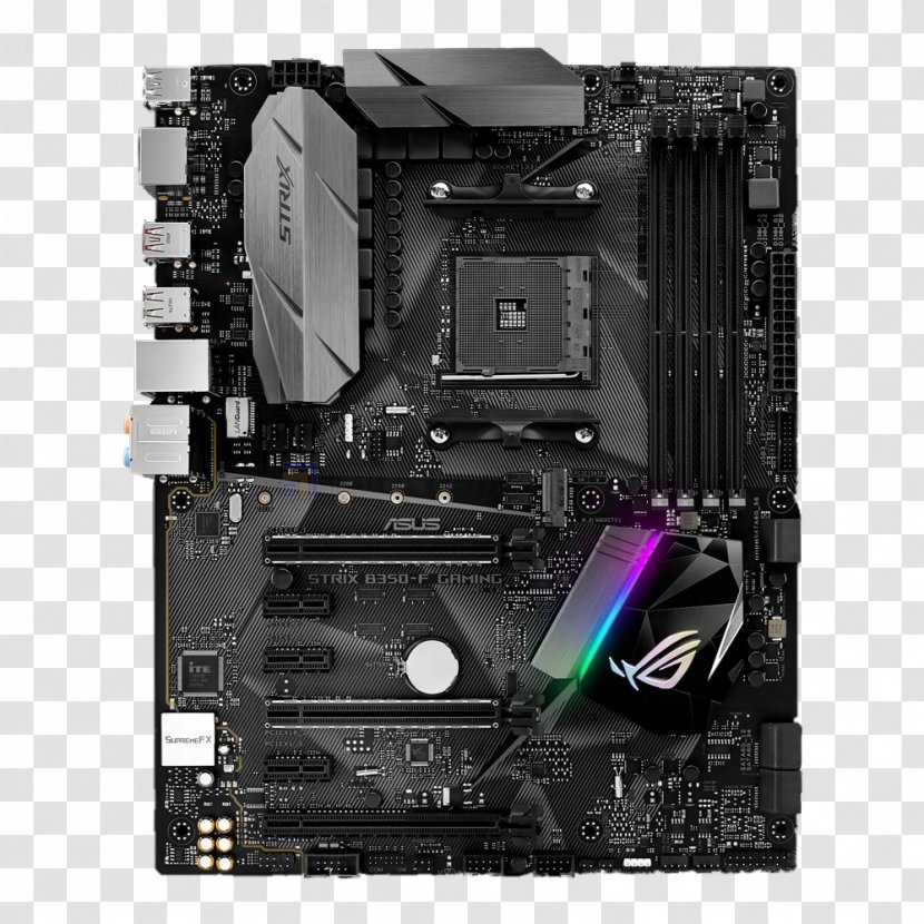 Socket AM4 ASUS ROG STRIX AMD SATA 6Gb/s USB 3.1 HDMI ATX Motherboard PCI Express Ryzen - Electronics Accessory - Pci Transparent PNG