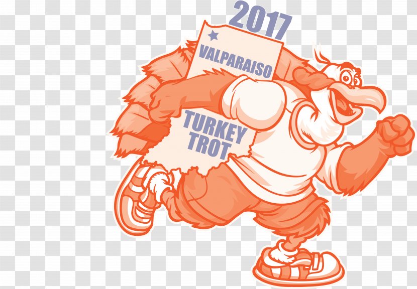 Valparaiso Edmond Turkey Trot Calumet Region Fun Run - Frame Transparent PNG