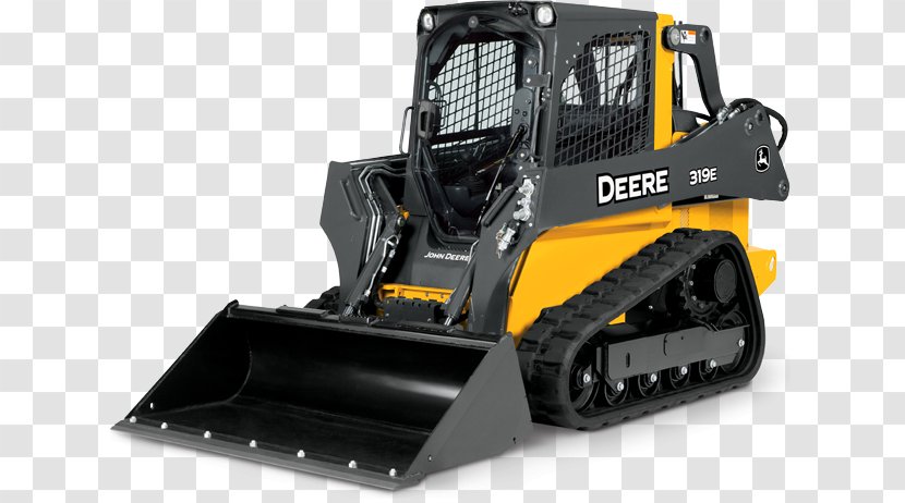 John Deere Tracked Loader Heavy Machinery Skid-steer - Continuous Track - Skid Steer Transparent PNG