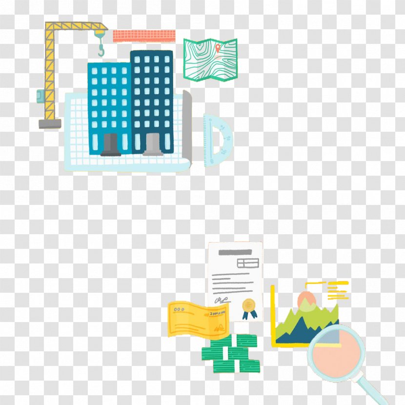 Magnifying Glass - Building And Transparent PNG