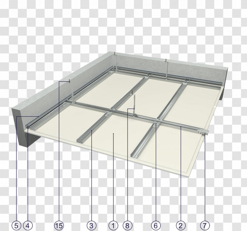 Dropped Ceiling Drywall Gypsum Attic - Table Transparent PNG