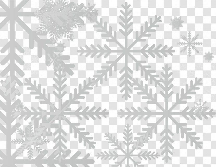 Snowflake Euclidean Vector - Shape - Background Material Transparent PNG