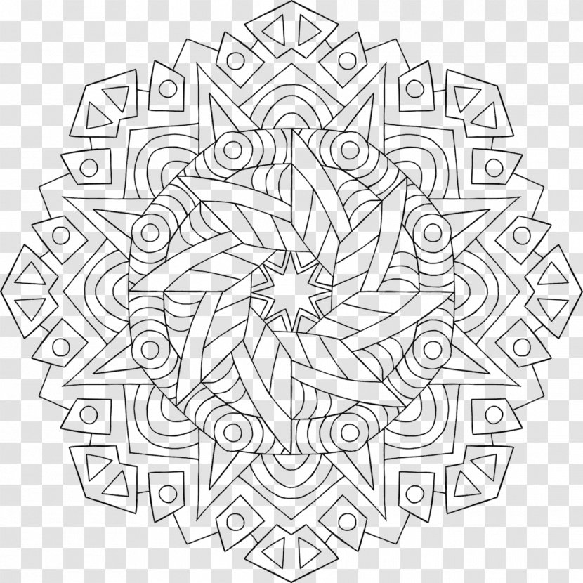 Bodhi Tree Mandala Buddhism Coloring Book Enlightenment - Area Transparent PNG
