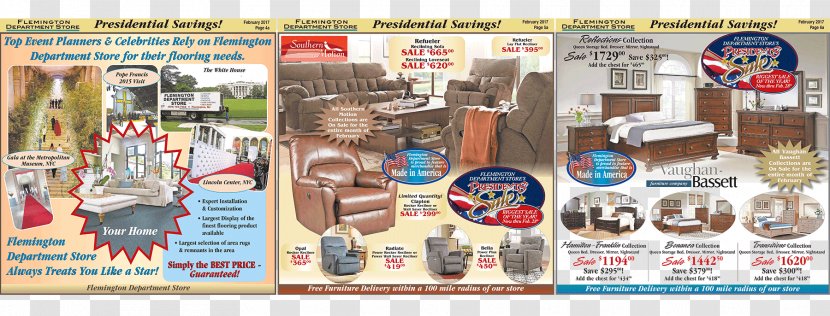 Advertising Bedroom Furniture Sets Toy Vaughan-Bassett Company, Incorporated Mansion - Flyer Mattresses Transparent PNG