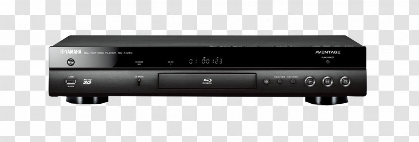 Blu-ray Disc Yamaha Corporation AV Receiver Electronics High Fidelity - Home Theater Systems - Headphones Transparent PNG