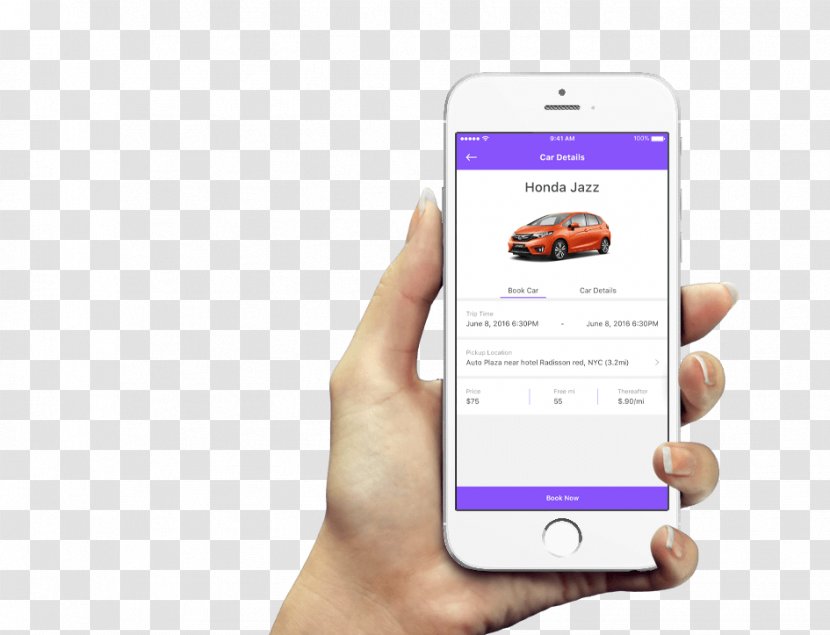 Taxi Mobile App Development E-hailing - Electronics - Rent A Car Transparent PNG