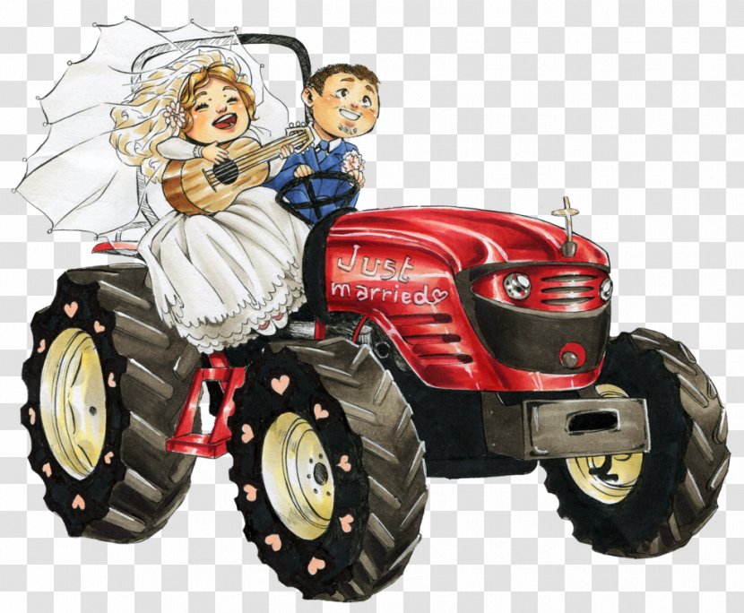 Tractor Motor Vehicle Toy - Wedding Present Transparent PNG