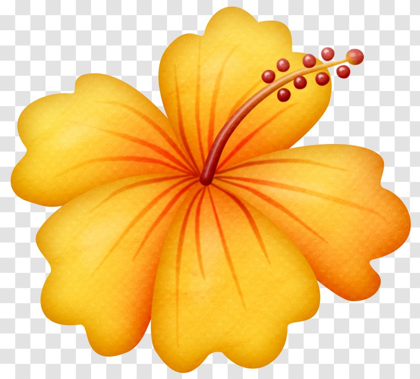 Pink Flowers Free Clip Art - Flower - Hawaii Transparent PNG