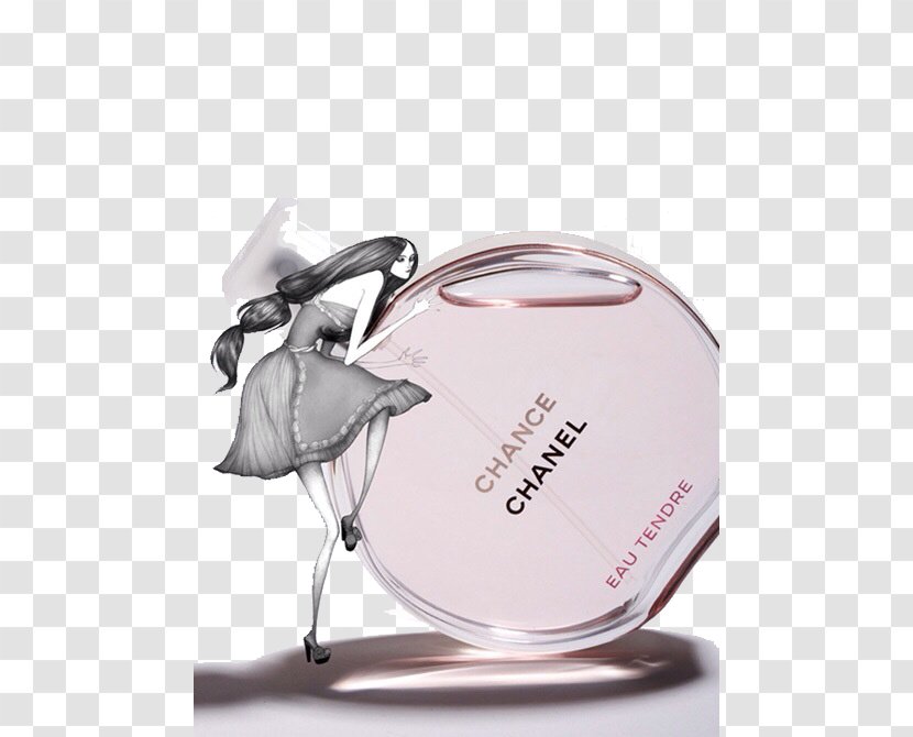 Chanel No. 5 Perfume Fashion Illustration - Brand Transparent PNG