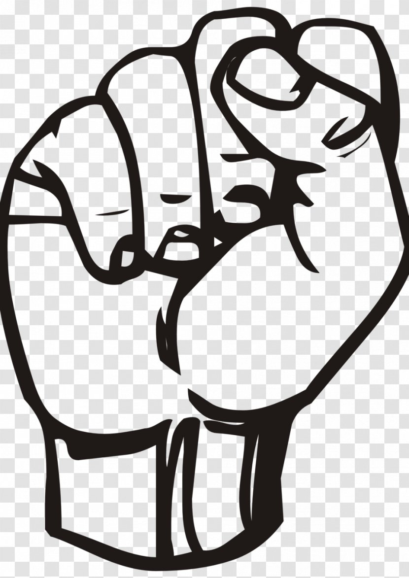 American Sign Language Baby Clip Art - Black And White - Symbol Transparent PNG