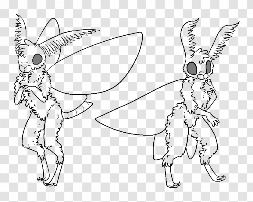 Line Art Drawing Coloring Book DeviantArt - Moth Transparent PNG