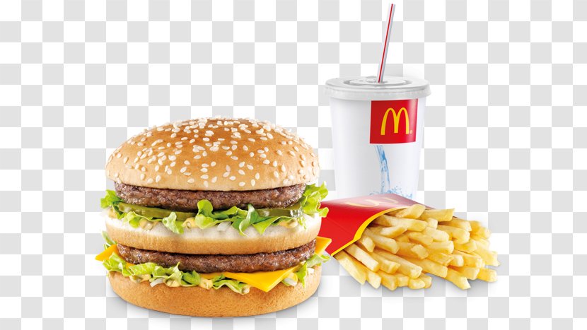 McDonald's Big Mac Hamburger Chicken McNuggets Menu - Junk Food Transparent PNG