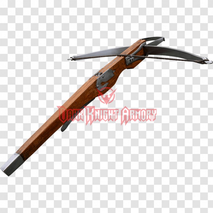 Ranged Weapon Crossbow Bolt Middle Ages Slingshot - Bow And Arrow Transparent PNG
