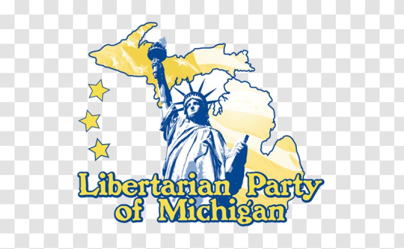 Libertarian Party Of Michigan Libertarianism Statue Liberty - Artwork Transparent PNG