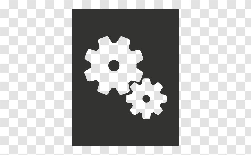 Gear Clip Art - Black And White - Stock Photography Transparent PNG