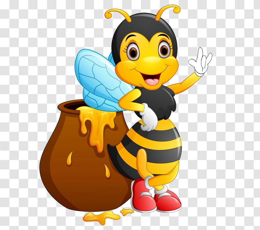 Bee Vector Graphics Clip Art Image Drawing - Insect Transparent PNG