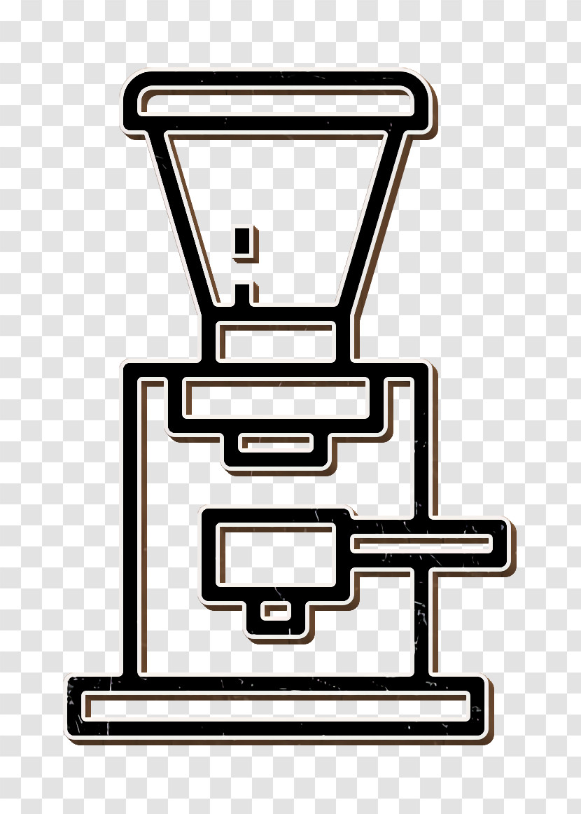 Coffee Grinder Icon Coffee Shop Icon Kitchen Icon Transparent PNG
