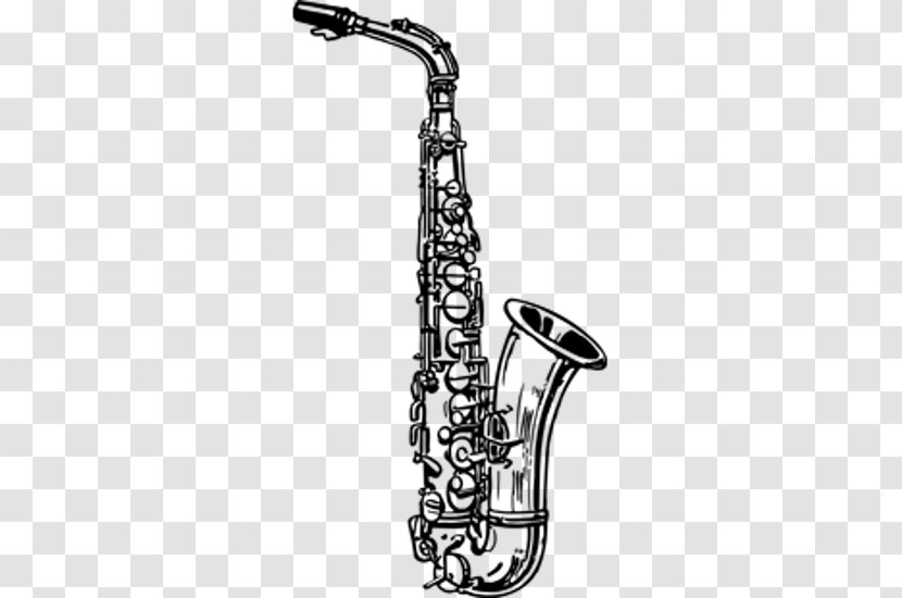 Drawing Of Family - Musical Instrument - Saxophonist Brass Transparent PNG