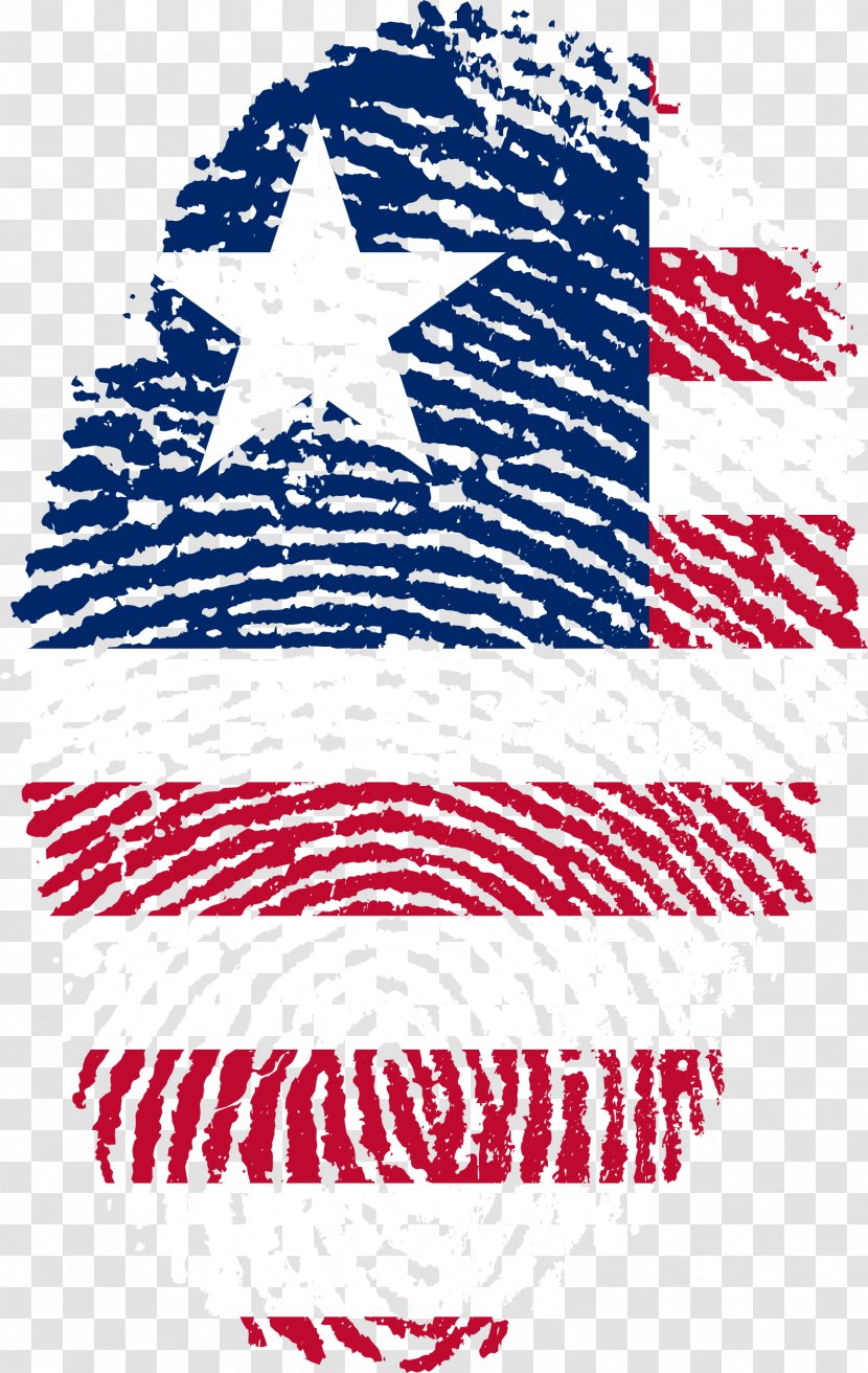 Flag Of The United States Fingerprint - Gabon - Finger Print Transparent PNG