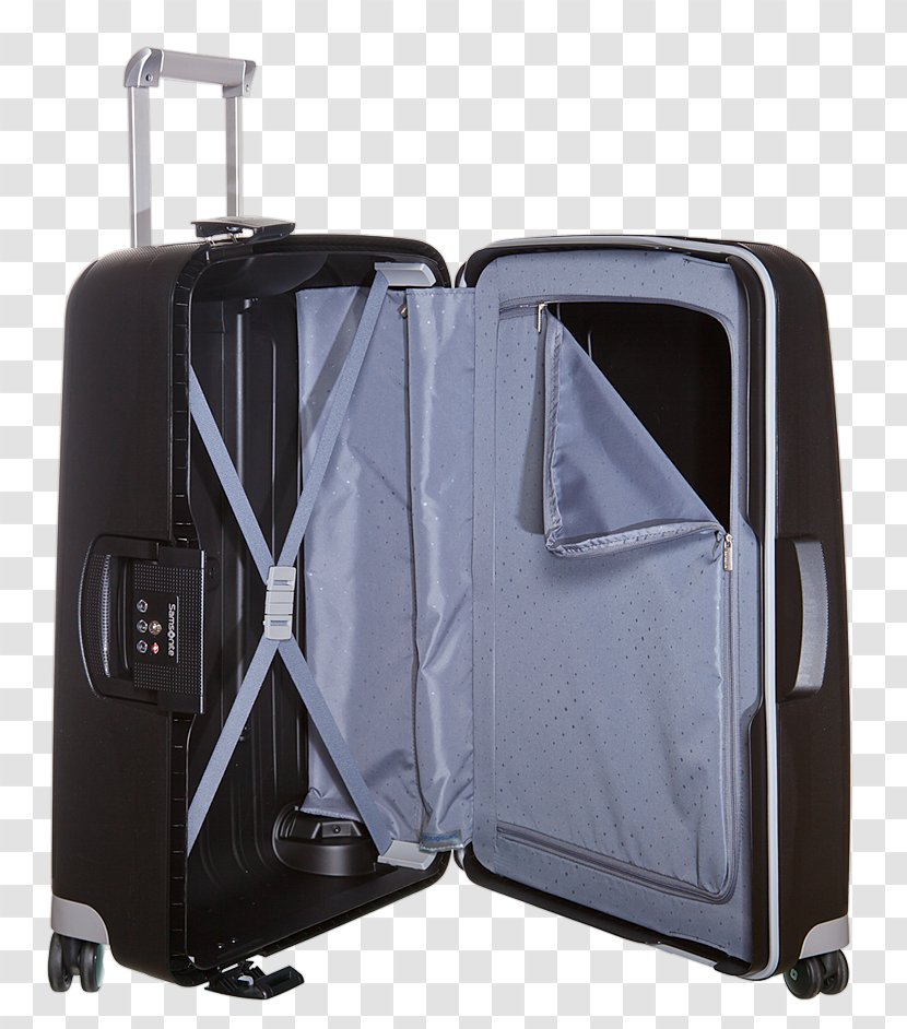 Hand Luggage Baggage Samsonite Suitcase Black - Volume Transparent PNG