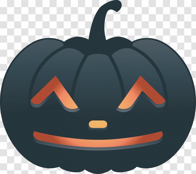Black Smile Pumpkin Head - Silhouette - Flower Transparent PNG