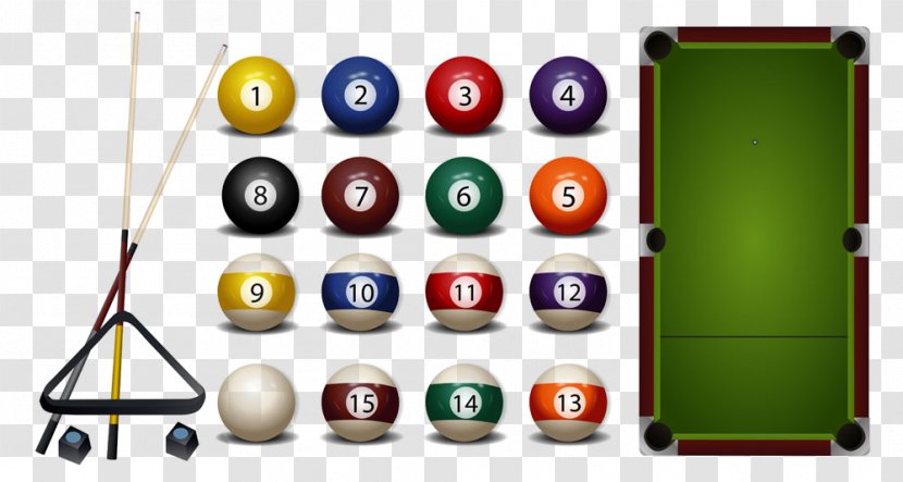 Billiards Pool Billiard Ball Snooker Clip Art - Cue Sports - Posters Element Transparent PNG