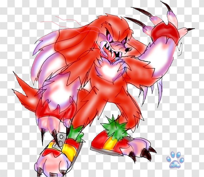Knuckles The Echidna Sonic Unleashed & - Flower - Frame Transparent PNG
