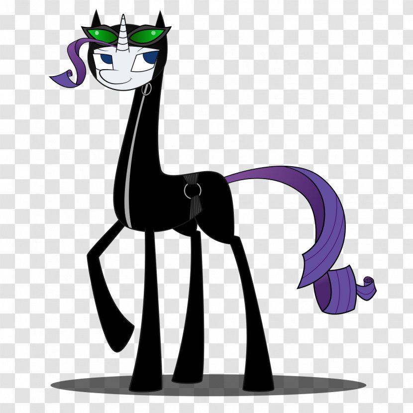 Rarity Pony Derpy Hooves Horse Drawing - Fictional Character - Catwoman Transparent PNG