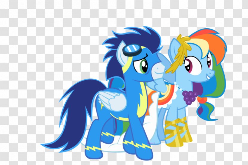 Rainbow Dash Pony Soarin' Rarity Pinkie Pie - Mammal - My Little Transparent PNG
