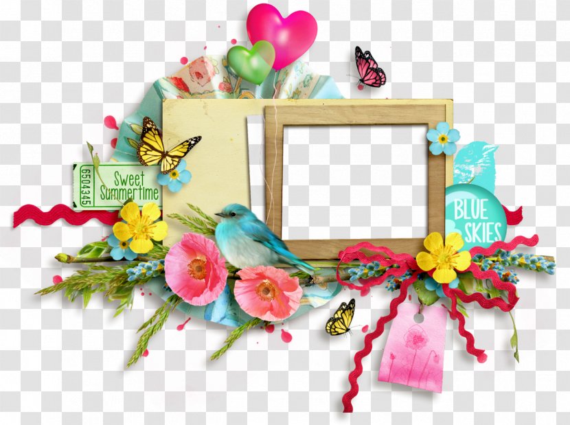 Picture Frames Clip Art - Flower - Summertime Transparent PNG