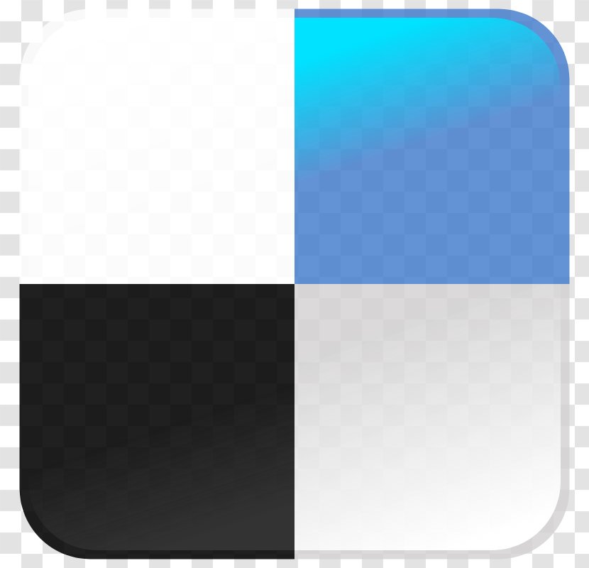 Delicious Social Media - Electric Blue Transparent PNG