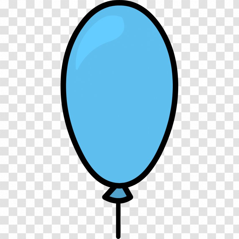 Club Penguin Blue Balloon Aqua Clip Art - Teal Transparent PNG
