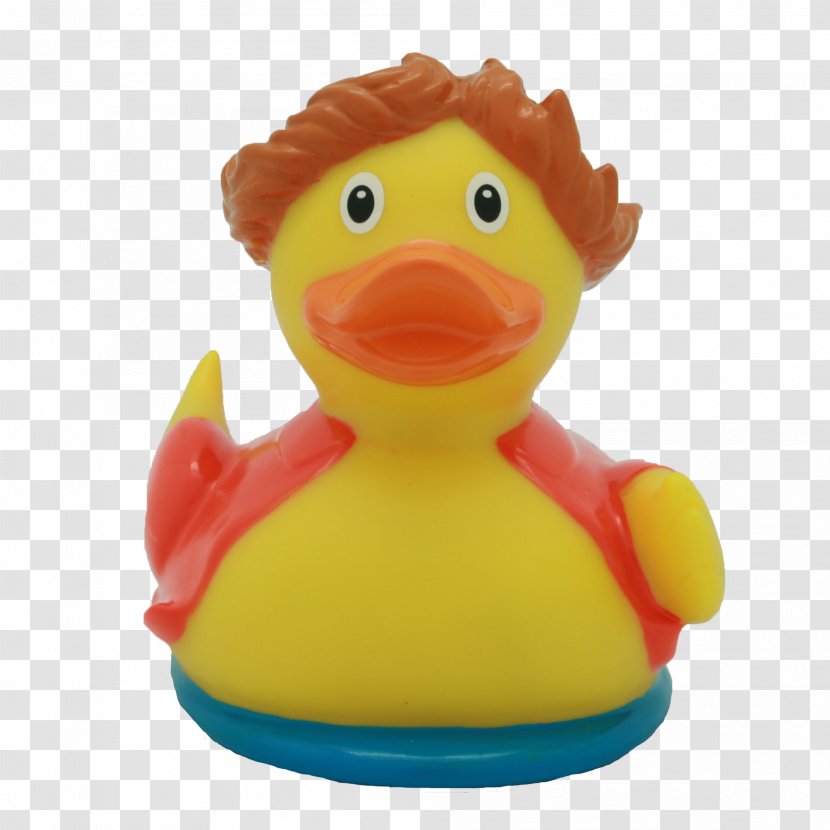 Rubber Duck Surfing Toy Sombo Bath Surfer Boy 7.5 X 8.5cm - Baths Transparent PNG