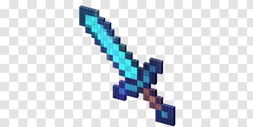 Minecraft: Pocket Edition ThinkGeek Minecraft Next Generation Diamond Sword Foam Video Game - Toy Transparent PNG