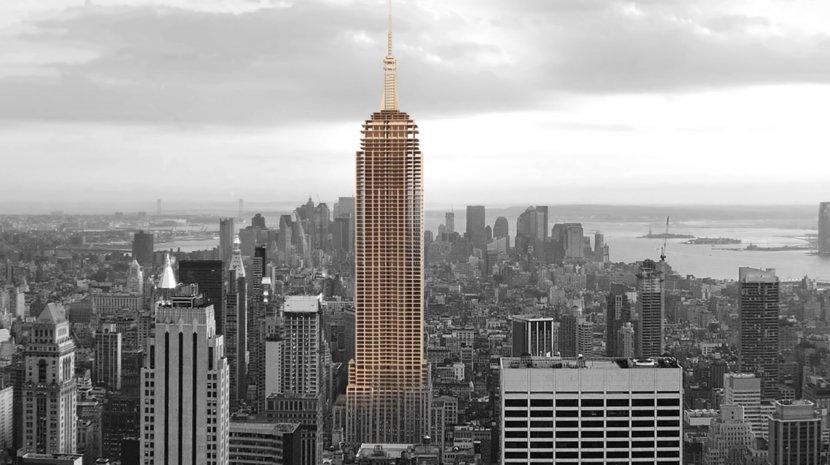 Empire State Building Architectural Engineering Wood Architecture - Sky - Skyscraper Transparent PNG