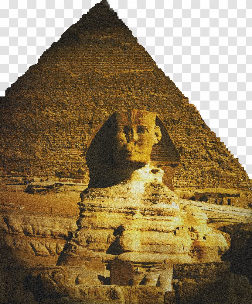 Great Sphinx Of Giza Egyptian Pyramids Hong Kong Poster - Pyramid Transparent PNG