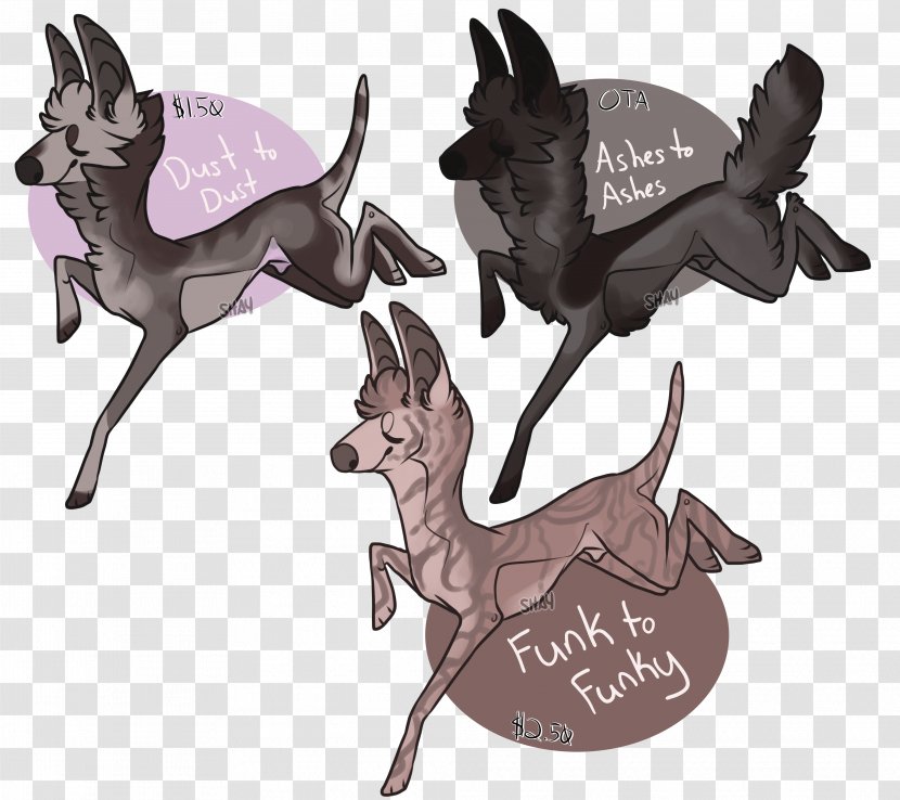 Canidae Deer Horse Dog Cartoon Transparent PNG