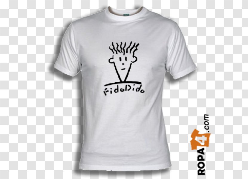 T-shirt Capitan Fido Dido Sleeve Logo - United States Transparent PNG