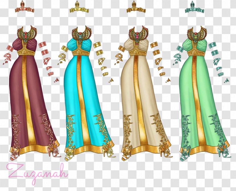 Lady Popular Fashion Clothing Costume Design - June - Hathor Transparent PNG
