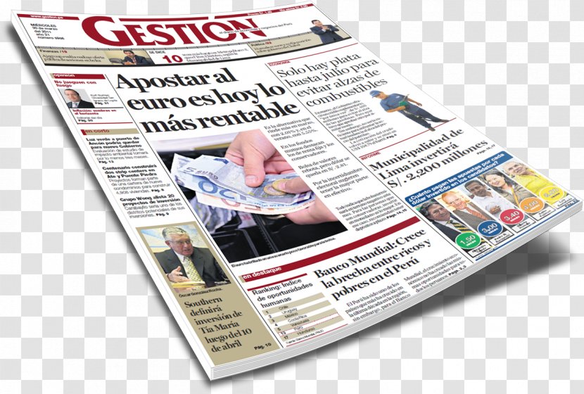 Newspaper Gestión Eldiario.es March 0 - Gesti%c3%b3n - Periodico Transparent PNG