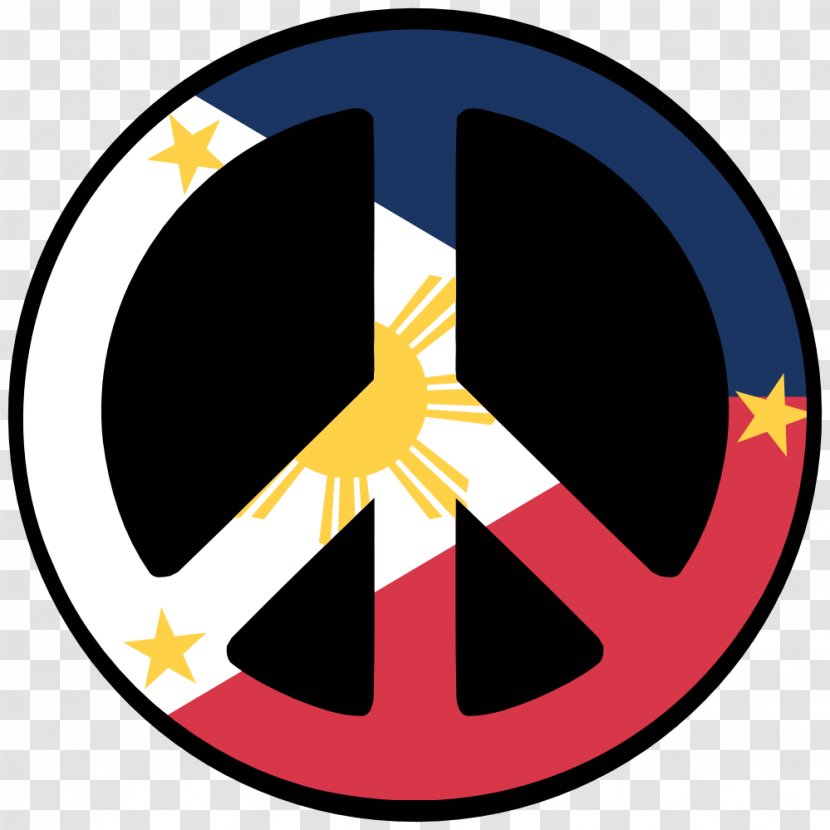 Flag Of The Philippines Peace Symbols - Sign - Symbol Transparent PNG