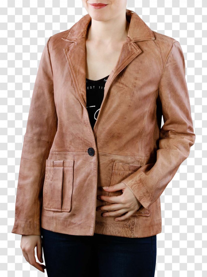 Leather Jacket Pepe Jeans Blazer - Jeansch Transparent PNG