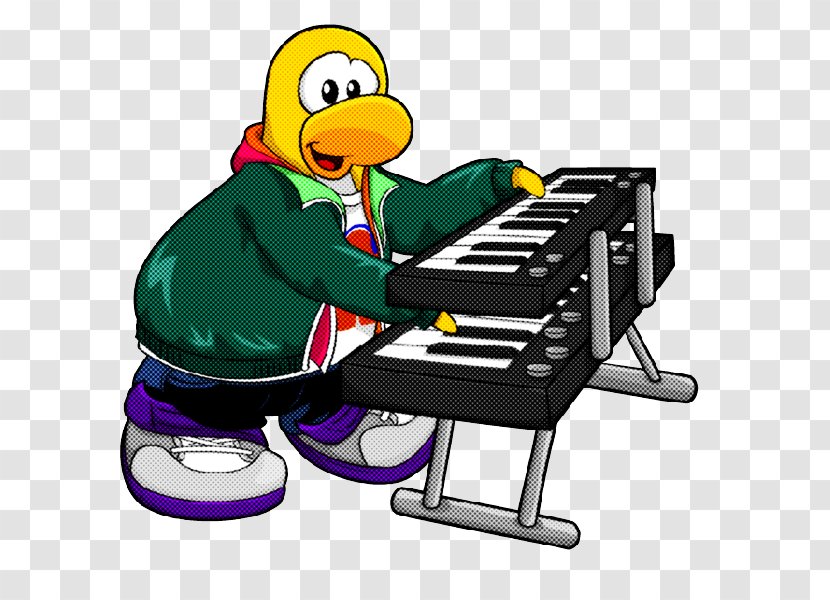 Cartoon Electronic Musical Instrument Technology Pianist - Piano Transparent PNG