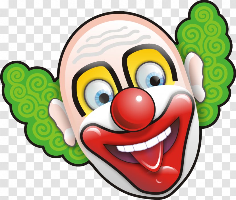 Joker Evil Clown Face Clip Art - Tree Transparent PNG