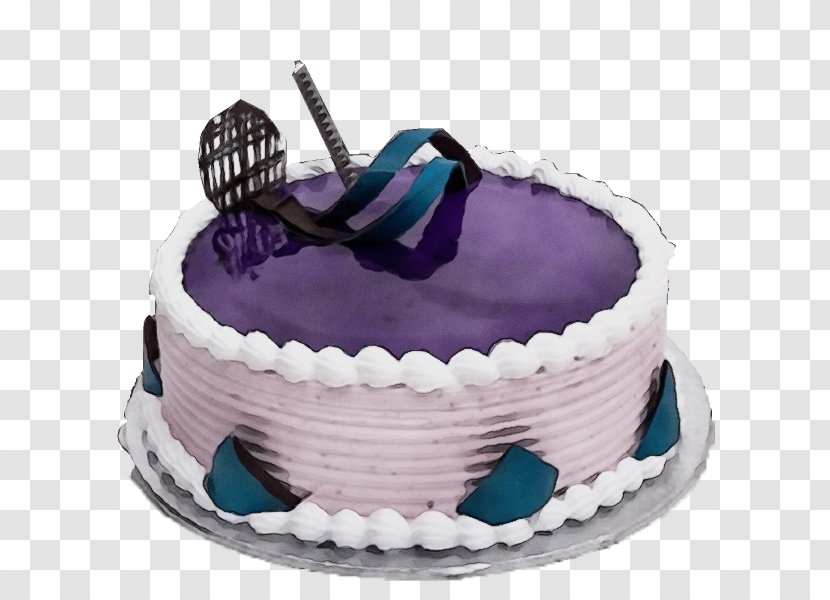 Cartoon Birthday Cake - Cream - Frozen Dessert Buttercream Transparent PNG