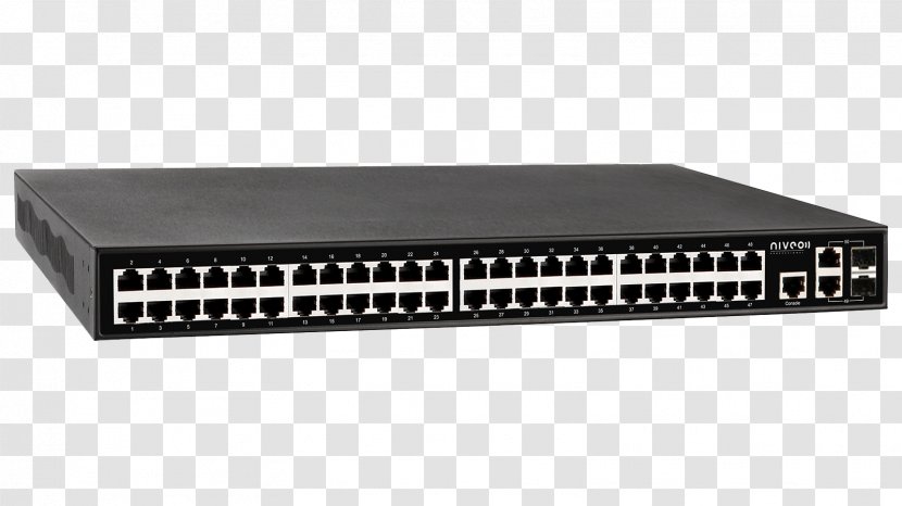 Network Switch Ethernet Hub Power Over Small Form-factor Pluggable Transceiver Port - Netgear - 1000baset Transparent PNG