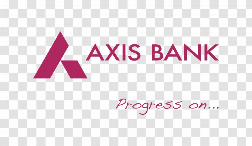 Logo Brand Font Pink M Line - Axis Bank Transparent PNG