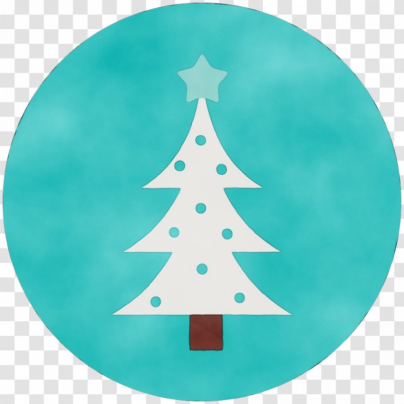 Christmas Tree - Colorado Spruce - Plate Transparent PNG