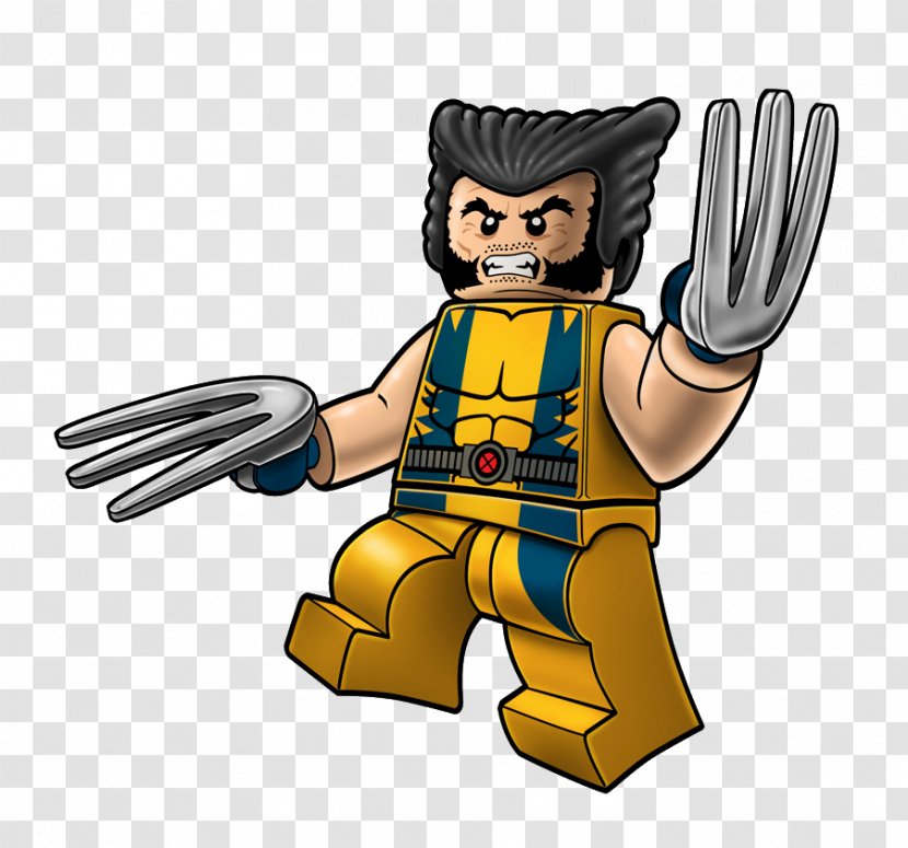 Lego Marvel Super Heroes Marvels Avengers Wolverine Captain America Thor - Cliparts Transparent PNG