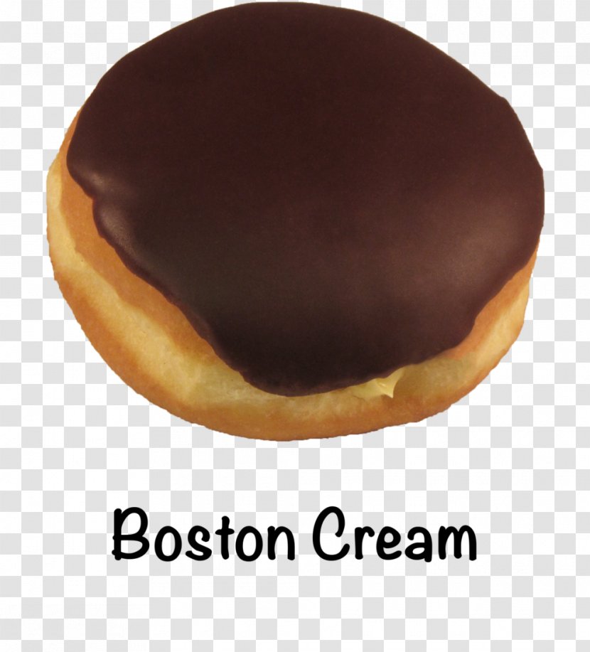 Boston Cream Doughnut Donuts Pie Muffin - Snack Cake - Donut Transparent PNG